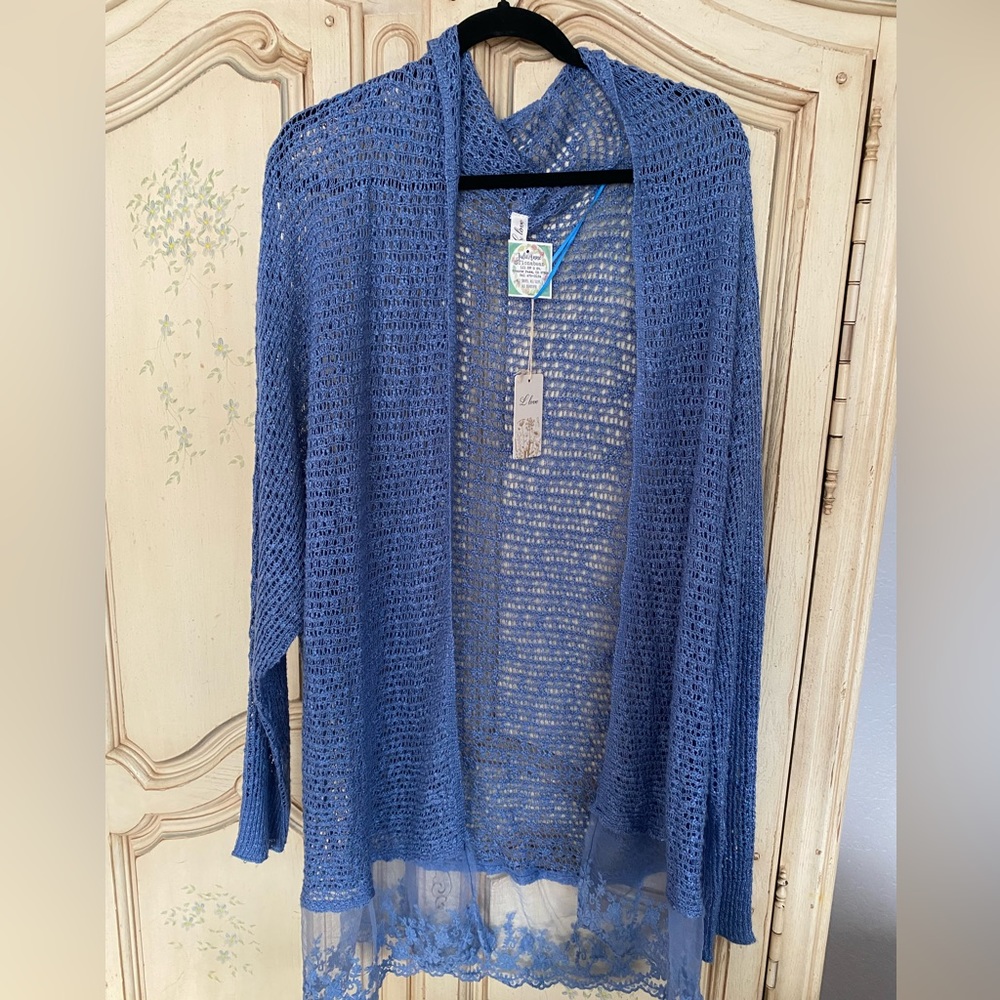 Sweater Cardigan by KLove.  Size 3X